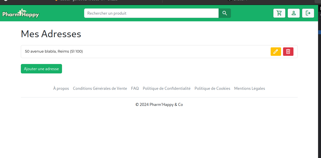 PharmHappy Client Role
