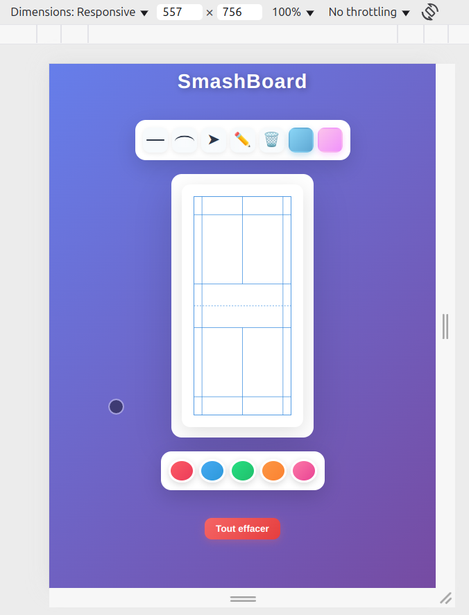 SmashBoard sur mobile